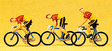 Cycle Racers -- Team D - Red, Yellow