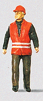 Individual Figure - Railway Personel -- Modern Switchman w/Safety Vest
