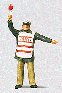 Individual Figure - Emergency Services -- Modern German Policeman w/Safety Vest