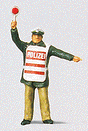 Individual Figure - Emergency Services -- Modern German Policeman w/Safety Vest