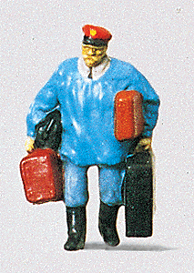 Individual Figure - Railway Personel -- Porter w/Luggage