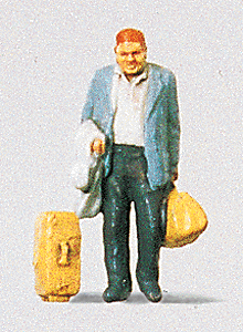 Individual Figure - Travelers -- Man w/Luggage