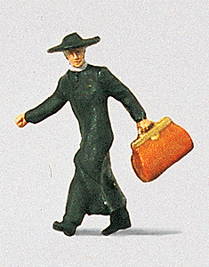 Individual Figure - Travelers -- Priest in a Hurry