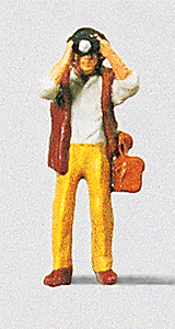 Individual Figure - Pedestrians -- Photographer with Camera Bag