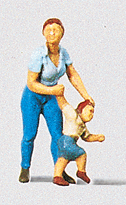 Individual Figure - Pedestrians -- Mother w/Child