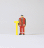 Individual Figure - Working People -- Safety Guard