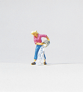 Individual Figure - Working People -- Cleaning the House (Female)