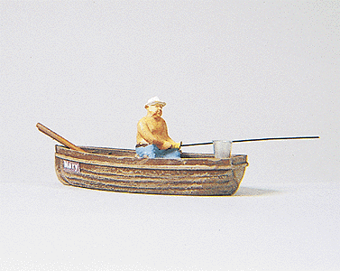 Angler in a Boat