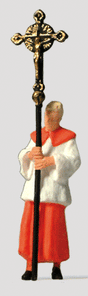 Individual Figures - Religious People -- Altar Boy Carrying Cross