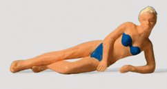 Individual Figures - Recreation & Sports -- Reclining Female Swimmer