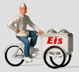 Individual Figures - Working People -- Ice Cream Man w/Cart