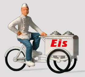 Individual Figures - Working People -- Ice Cream Man w/Cart