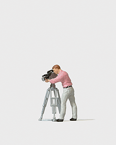 Individual Figures, Working People -- Camera Man w/Movie Camera