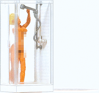 Individual, People at Home -- Woman Taking A Shower