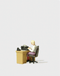 Secretary At Her Desk
