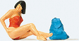 Sports & Recreation -- Applying Suntan Lotion