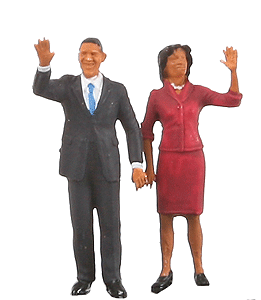 Pedestrian -- President Barack Obama & First Lady Michelle Obama