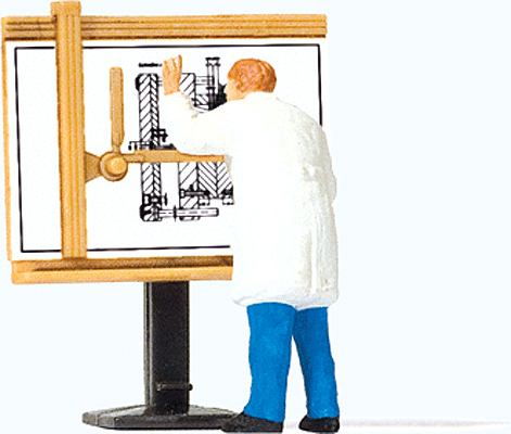 Draftsman at the Drawing Board