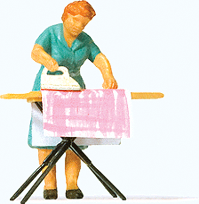 Woman Ironing