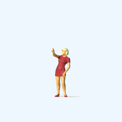 Woman Pointing Her Finger