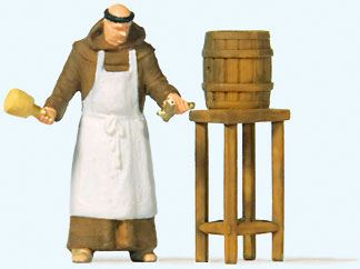 Friar Tapping Beer - Individual Figure