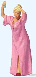 Woman Using Hairspray Individual Figure