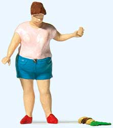 Woman Dropped Her Burger Individual Figure-1