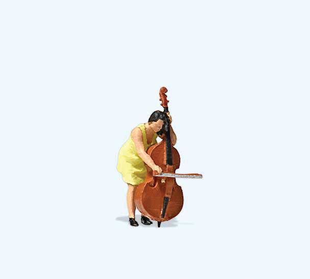 Musician with Double Bass - Individual Figure