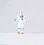 Individual Figure - Circus People -- Clown (White Suit)
