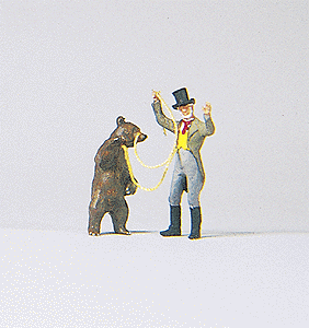 Individual Figure - Working People -- Bear Trainer w/Bear