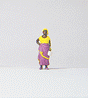 Individual Figure - Pedestrian -- African Woman