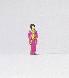 Individual Figure - Pedestrian -- Japanese Woman w/Kimono