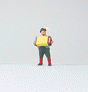 Individual Figure - Working People -- Playing The Accordian