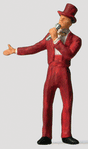 Individual Figure - Circus -- Ring Master/Announcer