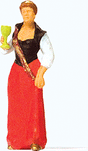 Individual Figure -- Wine Queen (Woman w/Sash & Crown)