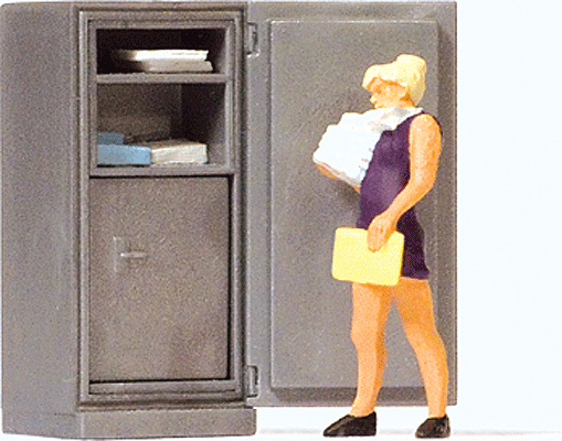 Individual Figure -- Overworked Secretary