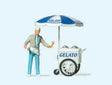 Ice Cream Vendor w/Cart Individual Figure