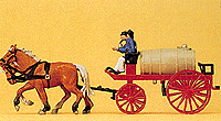 Emergency - Horse-Drawn Fire Equipment -- Water Wagon