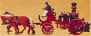 Emergency - Horse-Drawn Fire Equipment -- Steam Pumper