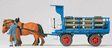 Horse-Drawn Wagons -- Beer Wagon with 2-Horse Team