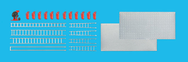 Ventilation Fan, Fire Extinguishers, Ladders & Treadplate Details