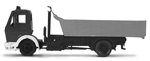 Emergency Vehicle Mercedes -- Fire Department Dump Truck