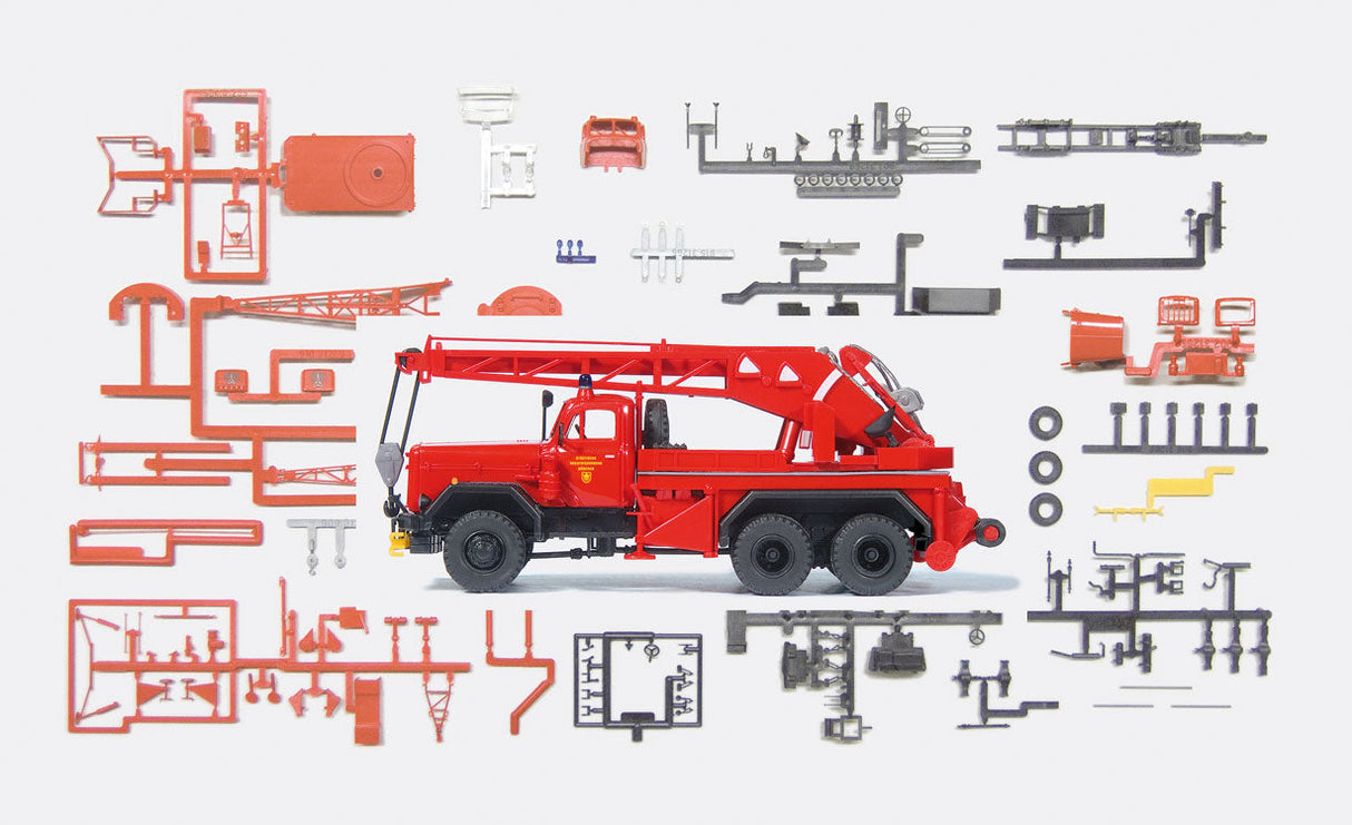 Magirus 250 D 25 A KW 16 Crane Truck - Kit-5