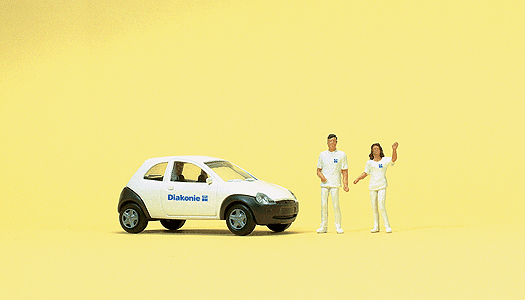 Emergency Vehicle -- Social Services w/2 Figures