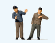 Railroad Engineer & Fireman in Cab -- Set #1