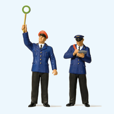 German Railroad Controller & Conductor