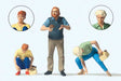 Mushroom Pickers -- 3 Figures
