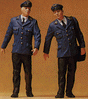 Walking German Railway Personnel