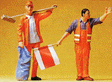 Highway Workers -- Sweeper & Flagman