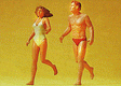 Couple Jogging on Beach